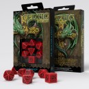 Celtic Black & red - 3D Dice Set Revised