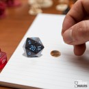 Chessex Speckled 34mm 20-Sided Dice - Blue Stars