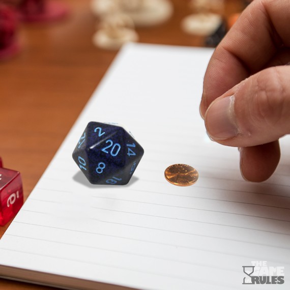 Chessex Speckled 34mm 20-Sided Dice - Cobalt