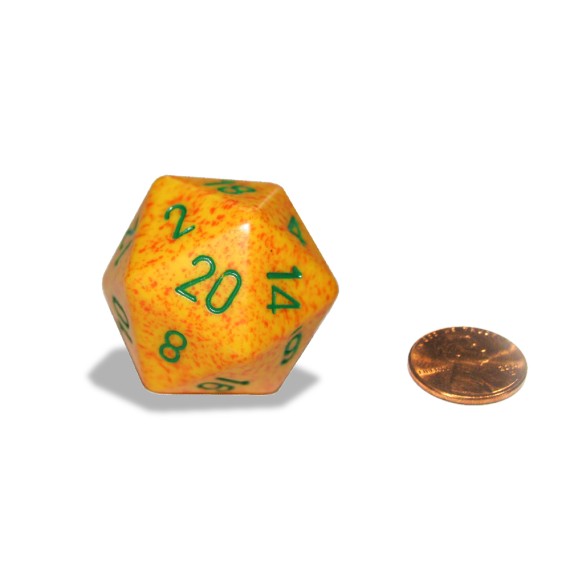 Chessex Speckled 34mm 20-Sided Dice - Lotus