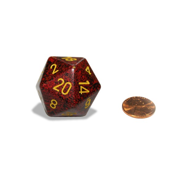 Chessex Speckled 34mm 20-Sided Dice - Mercury