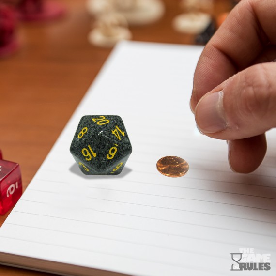 Chessex Speckled 34mm 20-Sided Dice - Urban Camo