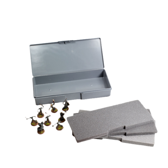 Figure Carrying Case with 3 Uncut Foam Layers