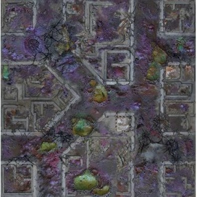 Gaming Mat - Corrupted Warzone City (111x152cm) Gaming Mat - Corrupted Warzone City (111x152cm)