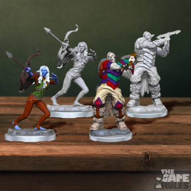 Critical Role Unpainted Miniatures: Ashari Stoneguard & Ashari Skydancer Critical Role Unpainted Miniatures: Ashari Stoneguard & Ashari Skydancer