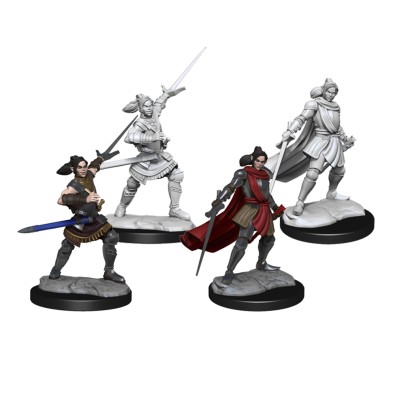 Critical Role Unpainted Miniatures: Half-Elf Paladin Xhorhas Female