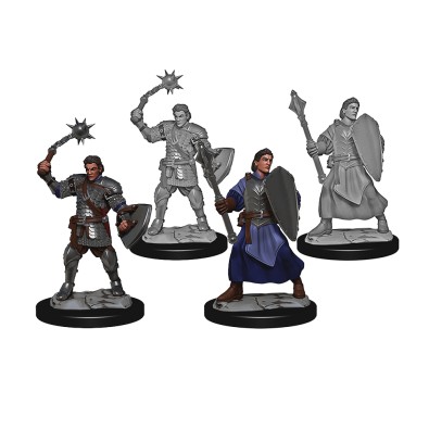 Critical Role Unpainted Miniatures: Human Clovis Concord Cleric Male