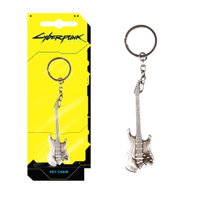 Cyberpunk 2077: Johnny's Guitar - Μεταλλικό Μπρελόκ