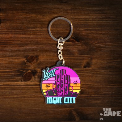 Cyberpunk 2077: Visit Night City - Λαστιχένιο Μπρελόκ