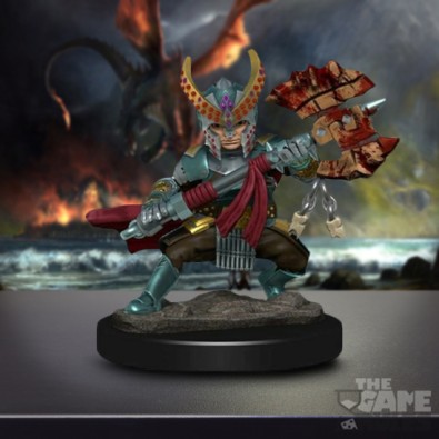D&D Icons of the Realms Premium Figures: Halfling Fighter Female