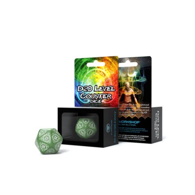 D20 Level Counter: Green & White
