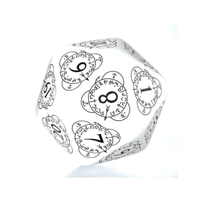 D20 Level Counter: White & Black