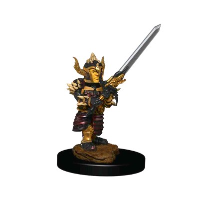 D&D Icons of the Realms Premium Figures: Halfling Fighter Male