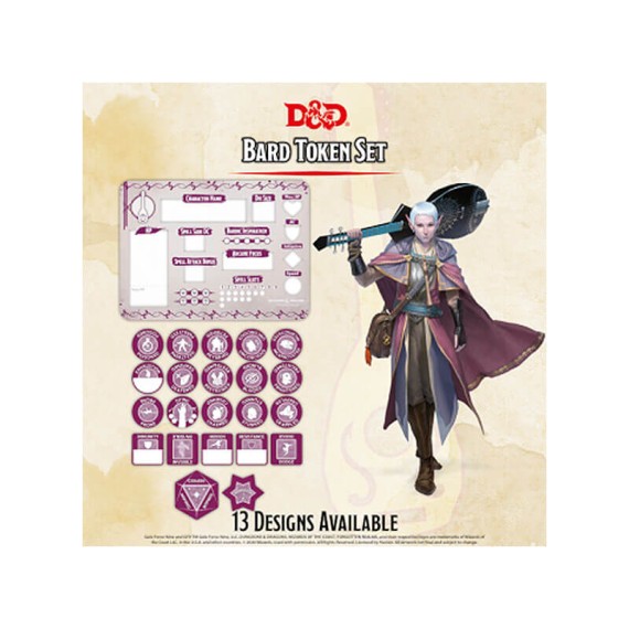 D&D - Bard Token Set