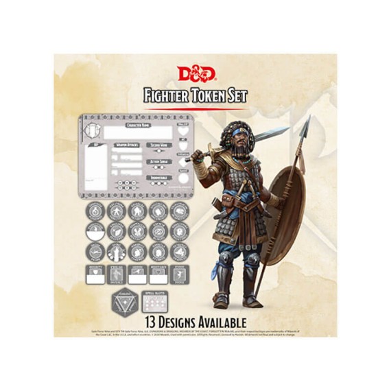 D&D - Fighter Token Set