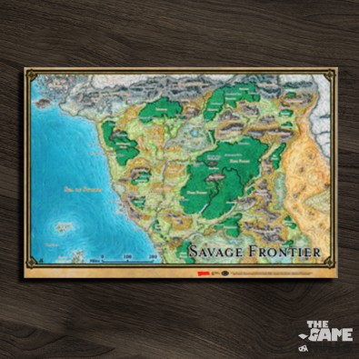 D&D - Savage Frontier Map (53x79cm) D&D - Savage Frontier Map (53x79cm)