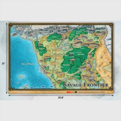 D&D - Savage Frontier Map (53x79cm) D&D - Savage Frontier Map (53x79cm)