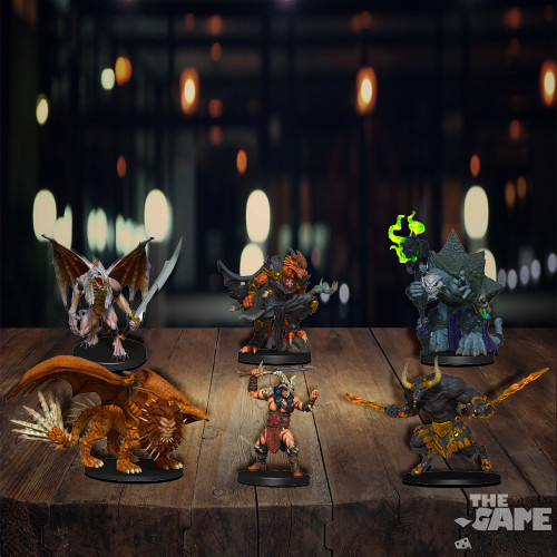 D&D Icons of the Realms Figure Pack Descent into Avernus: Arkhan the Cruel and The Dark Order