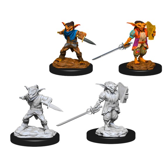 D&D Nolzur's Marvelous Miniatures: Male Goblin Rogue & Female Goblin Bard