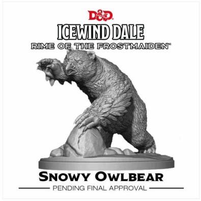 D&D Icewind Dale: Rime of the Frostmaiden - Snowy Owlbear D&D Icewind Dale: Rime of the Frostmaiden - Snowy Owlbear