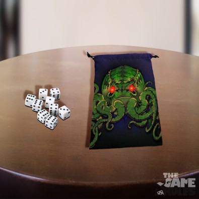 Dice Bag Cthulhu Purple