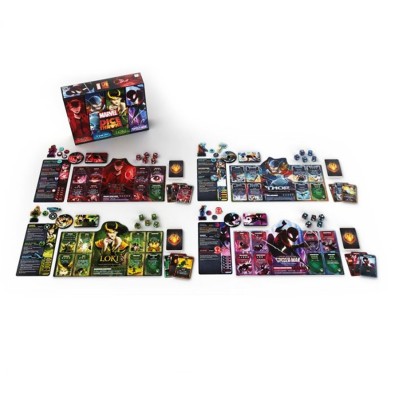 Dice Throne Marvel 4-Hero Box (Scarlet Witch, Thor, Loki, Spider-Man)