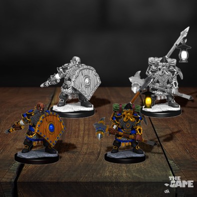 D&D Frameworks: Dwarf Fighter Male D&D Frameworks: Dwarf Fighter Male