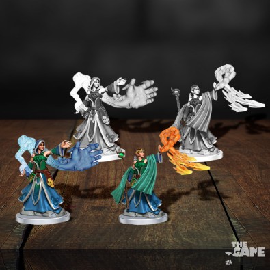 D&D Frameworks: Elf Wizard Female D&D Frameworks: Elf Wizard Female