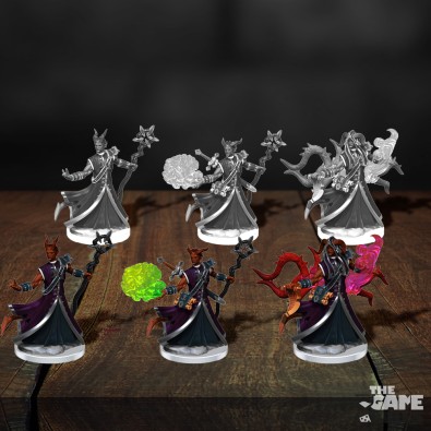 D&D Frameworks: Tiefling Warlock Male