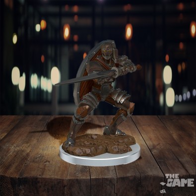 D&D Icons of the Realms Premium Figures: Male Warforged Fighter