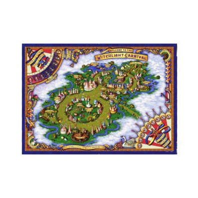 D&D Icons of the Realms: The Domain of Prismeer and The Witchlight Carnival Wall Map