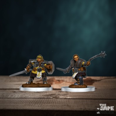 D&D Nolzur's Marvelous Miniatures: Dwarf Fighter Female