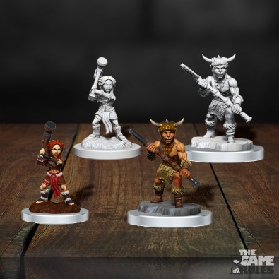 D&D Nolzur's Marvelous Miniatures: Halfling Barbarians D&D Nolzur's Marvelous Miniatures: Halfling Barbarians