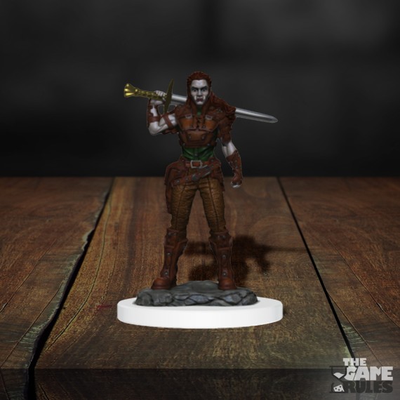 D&D Nolzur's Marvelous Miniatures: Orc Fighter Female