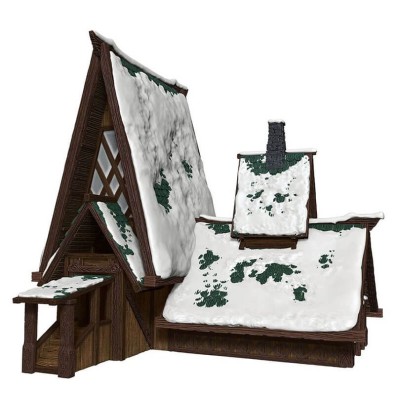 D&D Icons of the Realms Miniatures: Icewind Dale - Rime of the Frostmaiden - The Lodge Papercraft Set D&D Icons of the Realms Miniatures: Icewind Dale - Rime of the Frostmaiden - The Lodge Papercraft Set