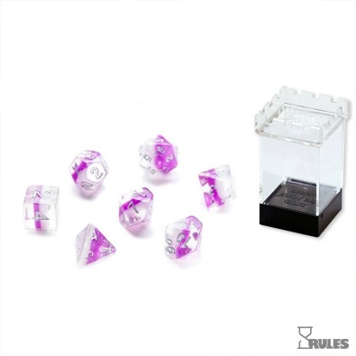 Eclipse Dice Amethyst (7 Dice Set)