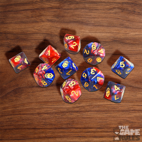 Elder Dice: Necronomicon Blood & Magick (10d10 Tube) 