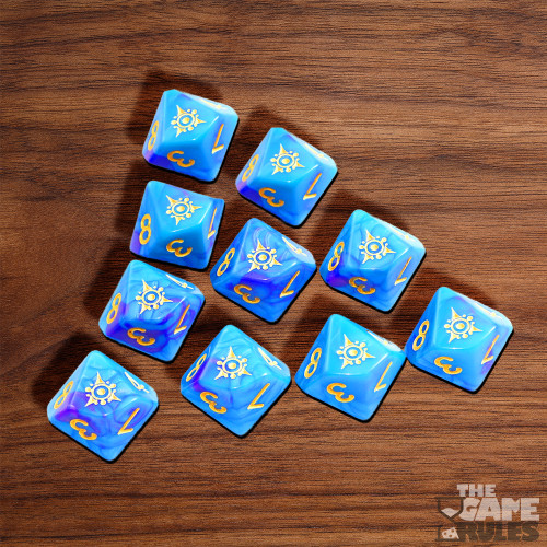 Elder Dice: Sigil of the Dreamlands Kadathian Ice (10d10 Tube) 