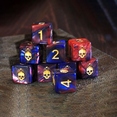 Elder Dice (9d6 Tube) Necronomicon Blood & Magick