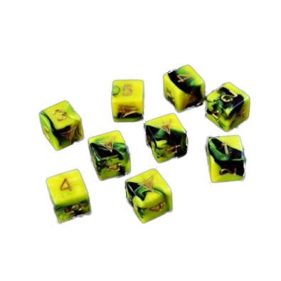 Elder Dice (9d6 Tube) The Yellow Sign
