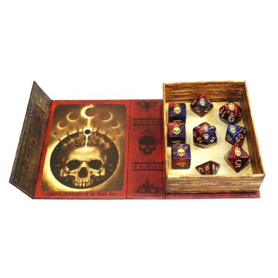 Elder Dice Polyhedral Necronomicon Blood & Magick