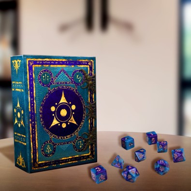 Elder Dice Polyhedral Sigil of the Dreamlands Kadathian Ice