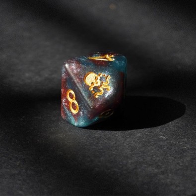 Elder Dice - Tube of Nebula Seal of Yog-Sothoth d10 Dice