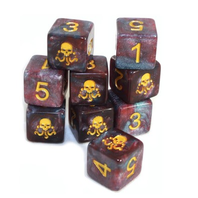 Elder Dice - Tube of Seal of Yog-Sothoth d6 Dice Elder Dice - Tube of Seal of Yog-Sothoth d6 Dice