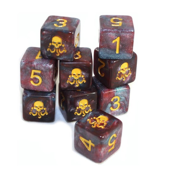 Elder Dice - Tube of Seal of Yog-Sothoth d6 Dice