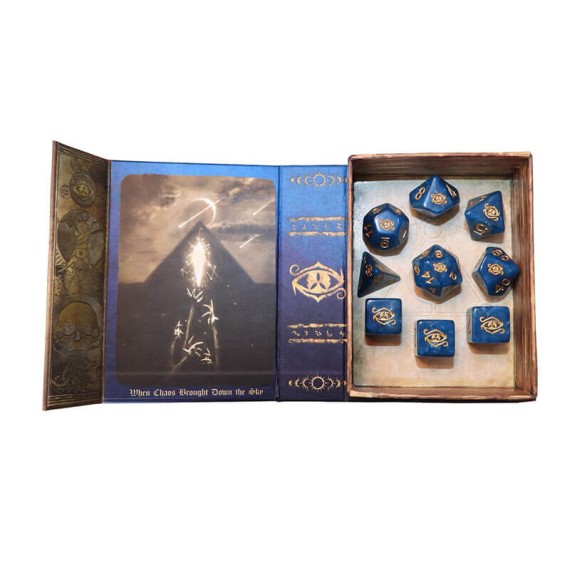 Eye of Chaos Dice - Nebula Polyhedral Set