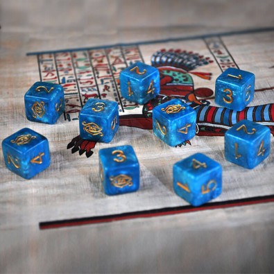 Eye of Chaos Dice - Nebula d6 Set