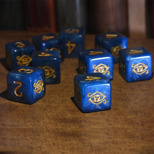 Eye of Chaos Dice - Nebula d6 Set