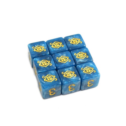 Eye of Chaos Dice - Nebula d6 Set