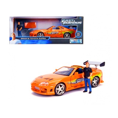 Fast & Furious 1995 Toyota Supra 1:24 (Με Φιγούρα) Fast & Furious 1995 Toyota Supra 1:24 (Με Φιγούρα)